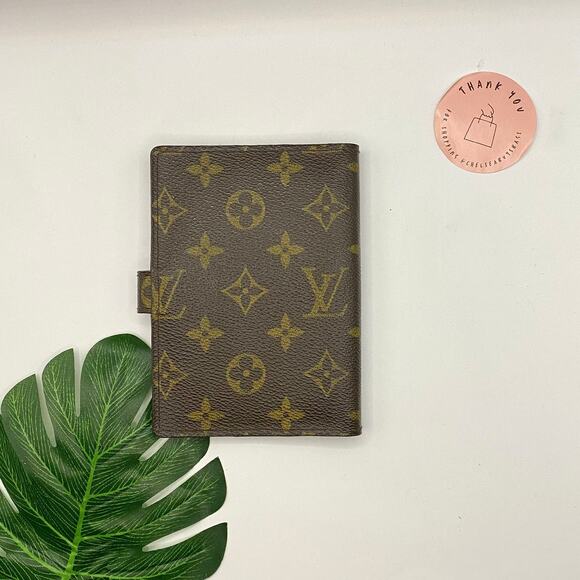 Louis Vuitton PM Agenda monogram planner Small wallet SLG Passport Holder - Picture 2 of 11